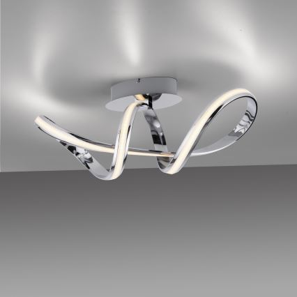 Paul Neuhaus 8331-17 - LED Dimmable surface-mounted chandelier MELINDA LED/30W/230V shiny chrome