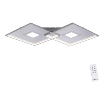 Paul Neuhaus 8378-55 - LED Dimmable ceiling light AMARA LED/45W/230V shiny chrome + remote control
