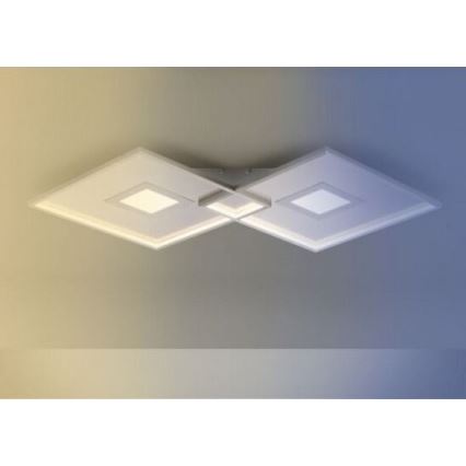 Paul Neuhaus 8378-55 - LED Dimmable ceiling light AMARA LED/45W/230V shiny chrome + remote control