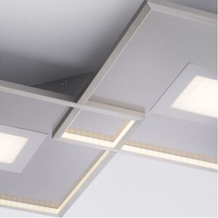 Paul Neuhaus 8378-55 - LED Dimmable ceiling light AMARA LED/45W/230V shiny chrome + remote control