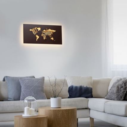 Paul Neuhaus 9056-48 - LED Wall decorative light MAP LED/25W/230V 3000K