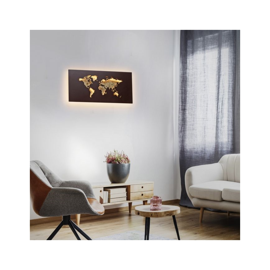 Paul Neuhaus 9056-48 - LED Wall decorative light MAP LED/25W/230V 3000K