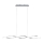 Paul Neuhaus 9142-55 - LED Dimmable chandelier on a string POLINA 2xLED/10,2W/230V
