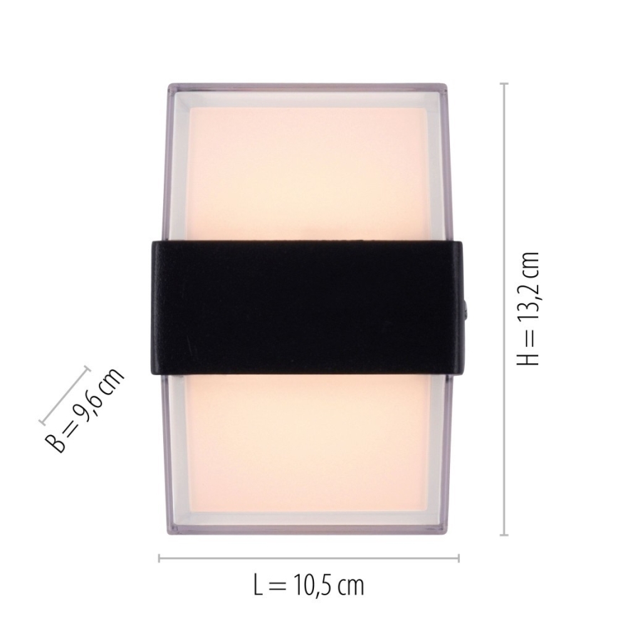 Paul Neuhaus 9480-13 - LED Outdoor wall light CARA LED/8W/230V IP44