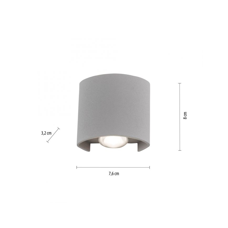 Paul Neuhaus 9486-21 - LED Outdoor wall light CARLO 2xLED/1,7W/230V IP54