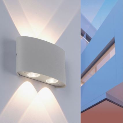 Paul Neuhaus 9487-21 - LED Outdoor wall light CARLO 4xLED/0,8W/230V IP54
