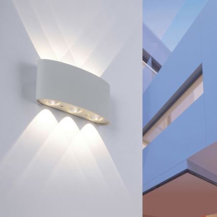 Paul Neuhaus 9488-21 - LED Outdoor wall light CARLO 6xLED/0,8W/230V IP54