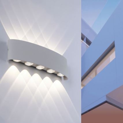 Paul Neuhaus 9489-21- LED Outdoor wall light CARLO 10xLED/0,8W/230V IP54