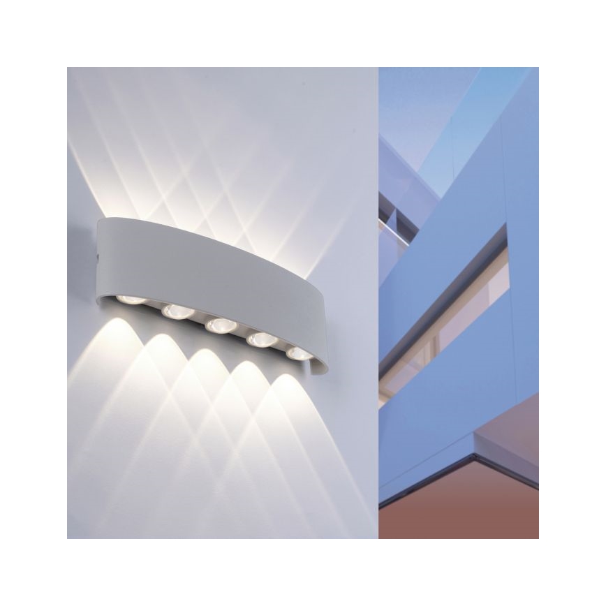 Paul Neuhaus 9489-21- LED Outdoor wall light CARLO 10xLED/0,8W/230V IP54