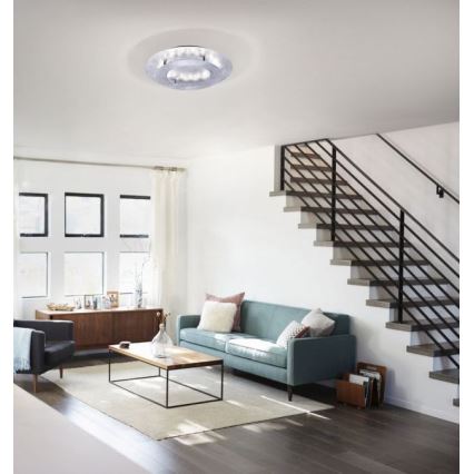 Paul Neuhaus 9620-21 - LED Ceiling light NEVIS LED/18W/230V silver