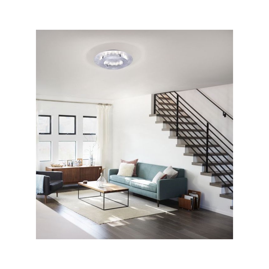 Paul Neuhaus 9620-21 - LED Ceiling light NEVIS LED/18W/230V silver
