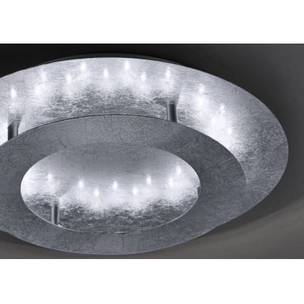 Paul Neuhaus 9620-21 - LED Ceiling light NEVIS LED/18W/230V silver