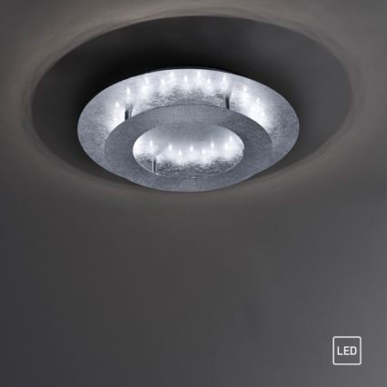 Paul Neuhaus 9620-21 - LED Ceiling light NEVIS LED/18W/230V silver