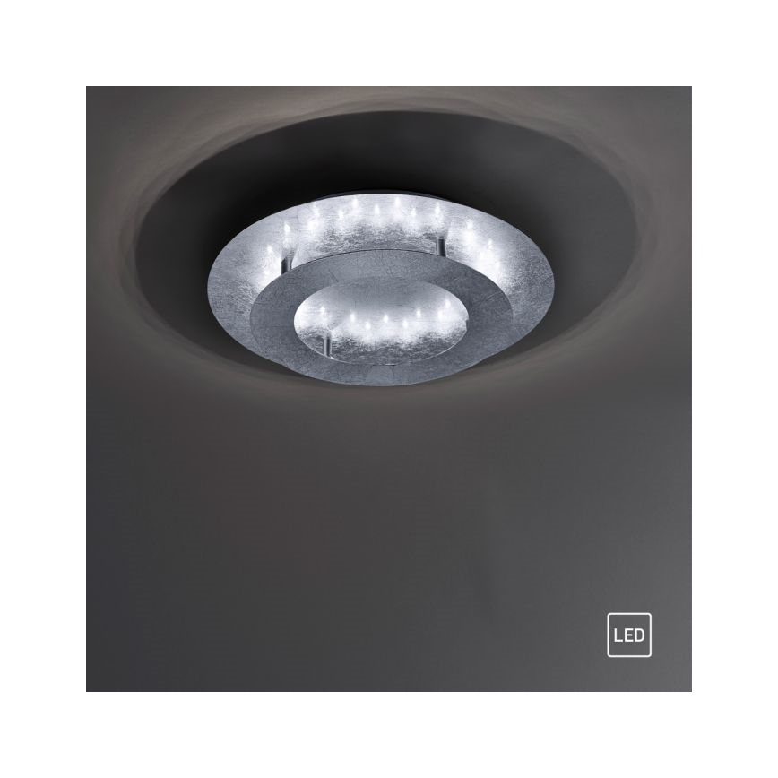 Paul Neuhaus 9620-21 - LED Ceiling light NEVIS LED/18W/230V silver