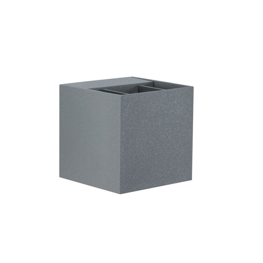 Paulmann 18000 - 2xLED/3W IP65 Outdoor wall light CYBO 230V grey