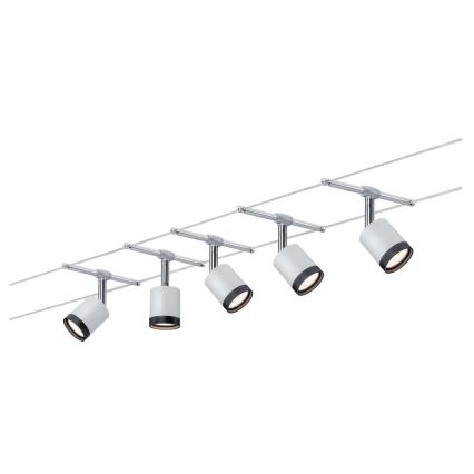 Paulmann 3981 - SET 5xLED/4W Spotlight for a string system TUBE 230V
