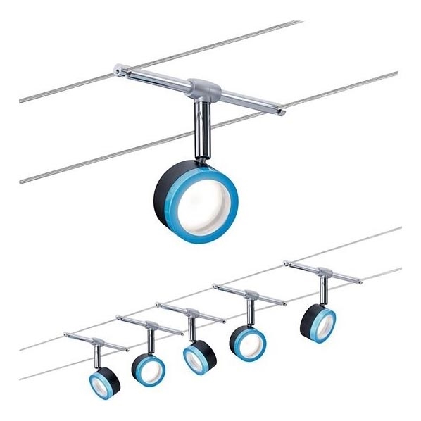 Paulmann 3982 - SET 5xLED/4W Spotlight for a string system TIP 230V