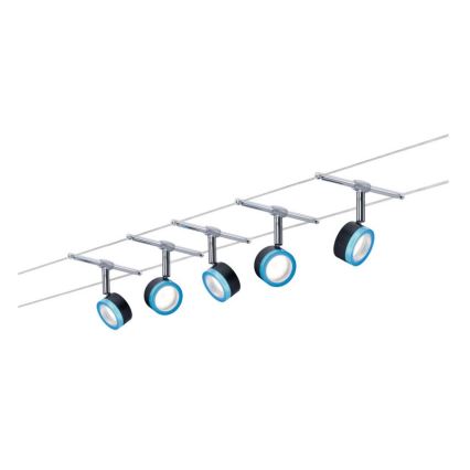 Paulmann 3982 - SET 5xLED/4W Spotlight for a string system TIP 230V