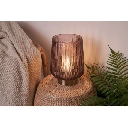 Paulmann 48137 - LED-1xE27/0,8W Table lamp GLAMOUR 3xAA/4,5V pink