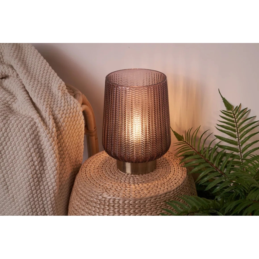 Paulmann 48137 - LED-1xE27/0,8W Table lamp GLAMOUR 3xAA/4,5V pink