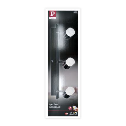 Paulmann 50099 - 3xLED/6,5W Dimmable spotlight SMART DEON 230V ZigBee