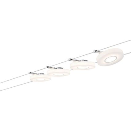Paulmann 50109 - SET 4xLED/4,4W Dimmable spotlight for a string system SMART DISC 230V