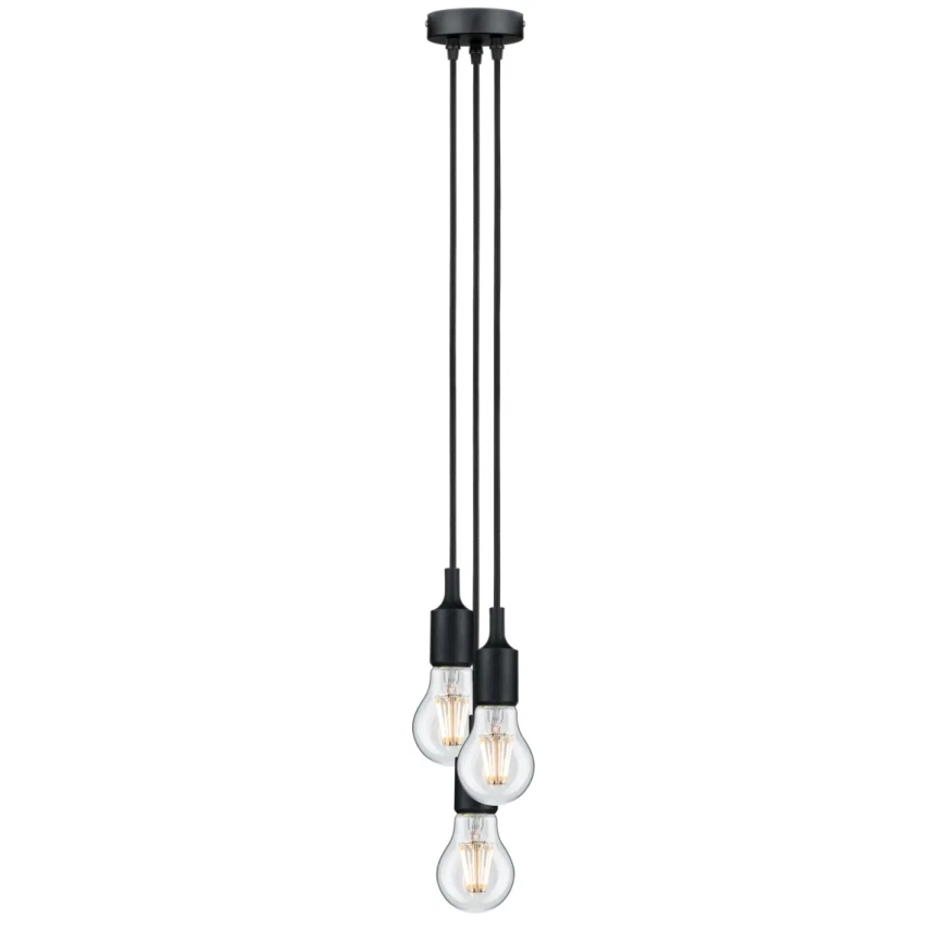 Paulmann 50382 - 3xE27/60W Power cable KETIL 230V