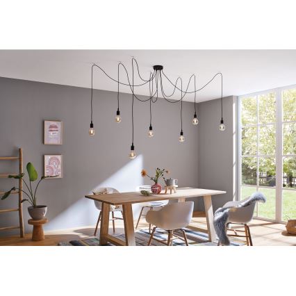 Paulmann 50390 - Chandelier on a string NEORDIC 7xE27/20W/230V spider