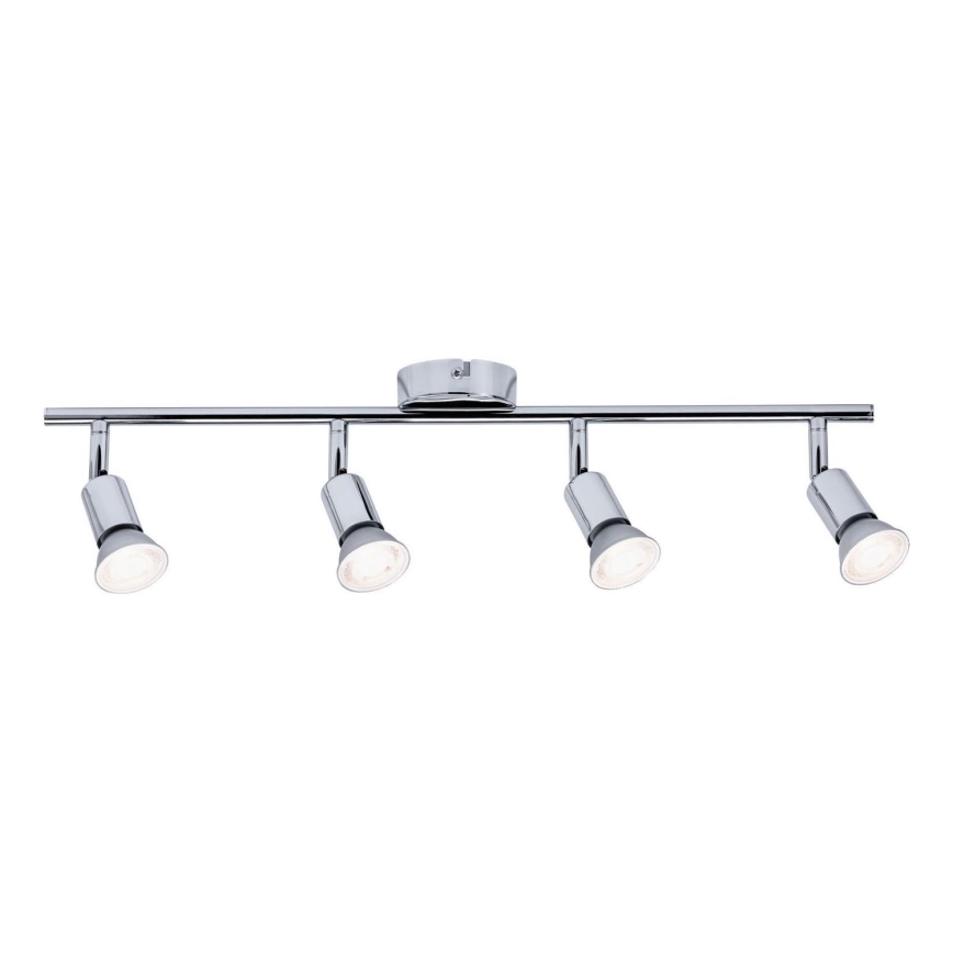 Paulmann 66753 - 4xGU10/10W IP44 Bathroom spotlight CAROLINA 230V
