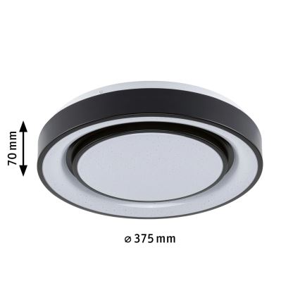 Paulmann 70544 - LED RGBW/22W Dimmable ceiling light RAINBOW 230V 3000-6500K + remote control