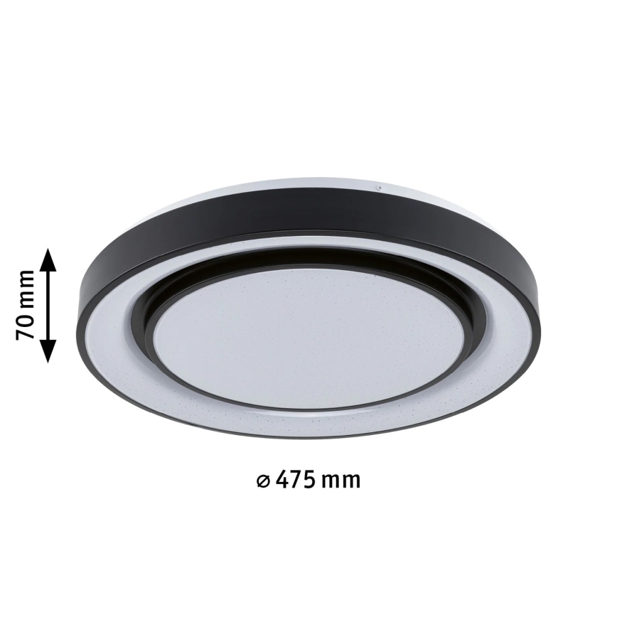 Paulmann 70545 - LED RGBW/38,5W Dimmable ceiling light RAINBOW 230V 3000-6500K + remote control