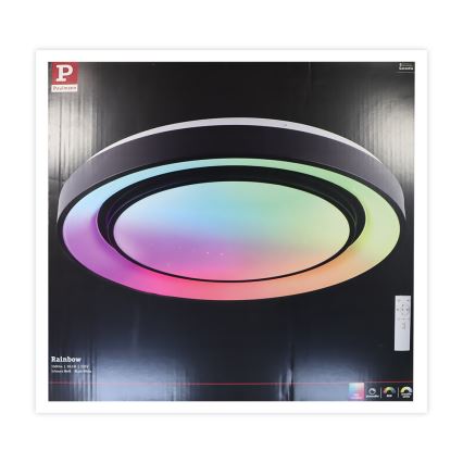 Paulmann 70545 - LED RGBW/38,5W Dimmable ceiling light RAINBOW 230V 3000-6500K + remote control