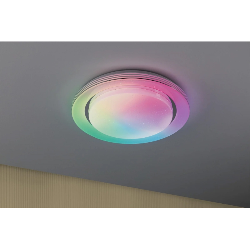 Paulmann 70546 - LED RGBW/22W Dimmable ceiling light RAINBOW 230V 3000-6500K + remote control