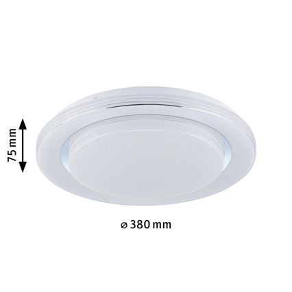 Paulmann 70546 - LED RGBW/22W Dimmable ceiling light RAINBOW 230V 3000-6500K + remote control