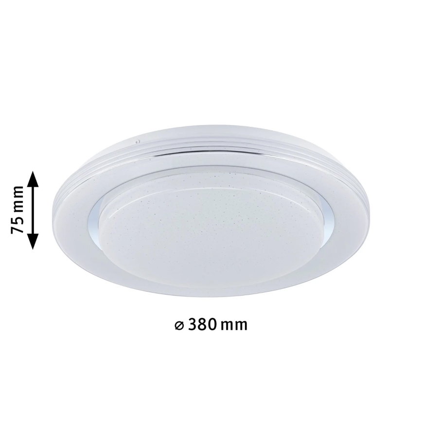 Paulmann 70546 - LED RGBW/22W Dimmable ceiling light RAINBOW 230V 3000-6500K + remote control