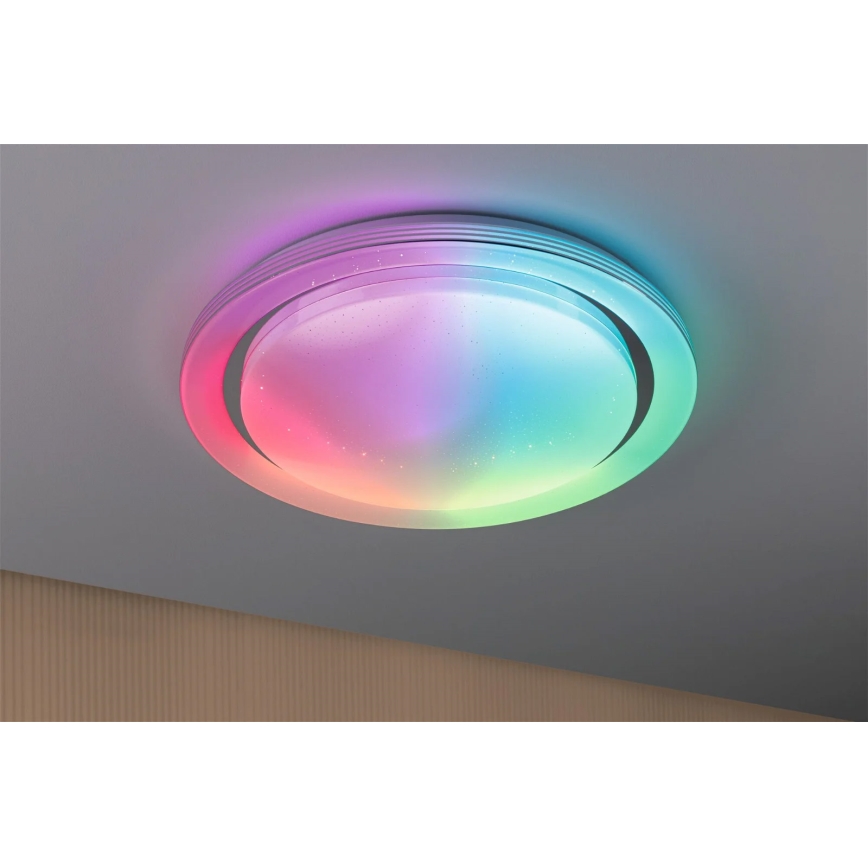 Paulmann 70547 - LED RGBW/38,5W Dimmable ceiling light RAINBOW 230V 3000-6500K + remote control