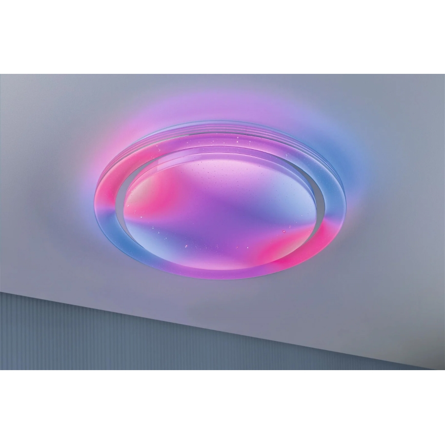 Paulmann 70547 - LED RGBW/38,5W Dimmable ceiling light RAINBOW 230V 3000-6500K + remote control