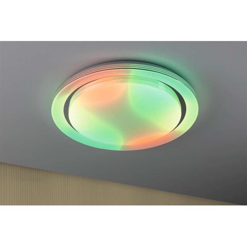 Paulmann 70547 - LED RGBW/38,5W Dimmable ceiling light RAINBOW 230V 3000-6500K + remote control