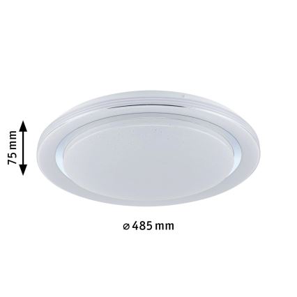 Paulmann 70547 - LED RGBW/38,5W Dimmable ceiling light RAINBOW 230V 3000-6500K + remote control