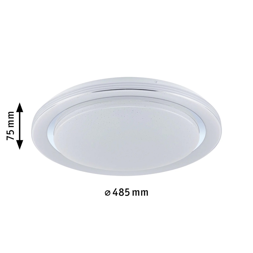 Paulmann 70547 - LED RGBW/38,5W Dimmable ceiling light RAINBOW 230V 3000-6500K + remote control