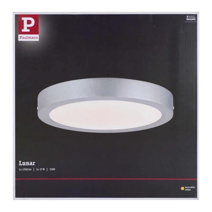 Paulmann 70655 - LED/17W Ceiling light LUNAR 230V