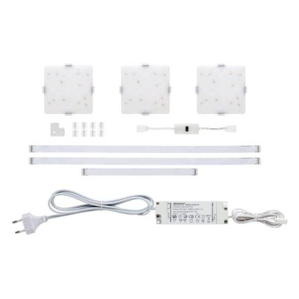 Paulmann 70710 - SET 3xLED/3,3W Furniture lighting with a sensor SOFTPAD 230V 2700K