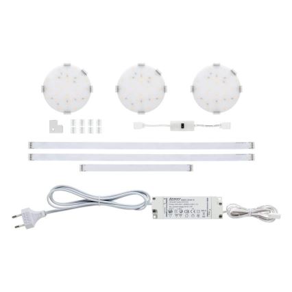 Paulmann 70711 - SET 3xLED/2,8W Furniture lighting with a sensor SOFTPAD 230V 2700K