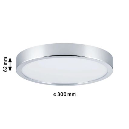 Paulmann 70882-LED/22,5W IP44 Dimmable bathroom ceiling light AVIAR 230V