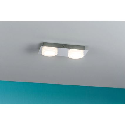 Paulmann 70883 - DORADUS Bathroom Wall Light, 2x LED / 4.7W, IP23, 230V