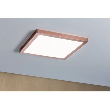 Paulmann 70941 - LED/20W Surface-mounted panel ATRIA 230V 4000K 30x30 cm rose gold