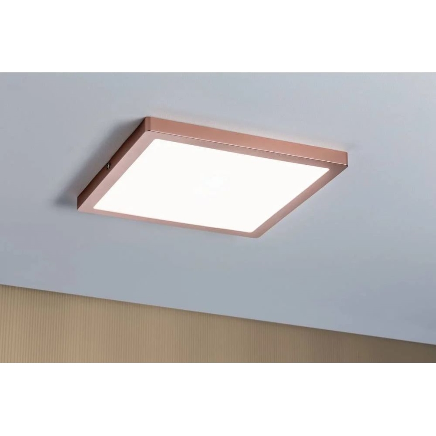 Paulmann 70941 - LED/20W Surface-mounted panel ATRIA 230V 4000K 30x30 cm rose gold