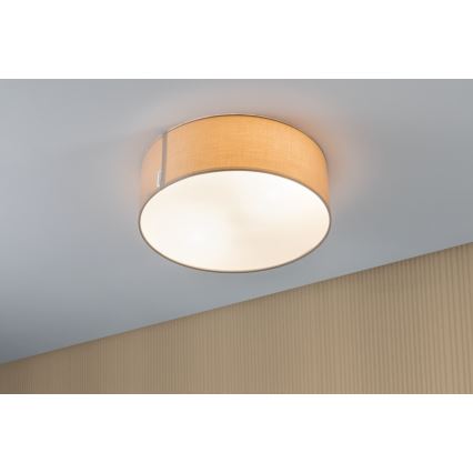 Paulmann 70952 - 2xE27/20W Ceiling light MARI 230V beige