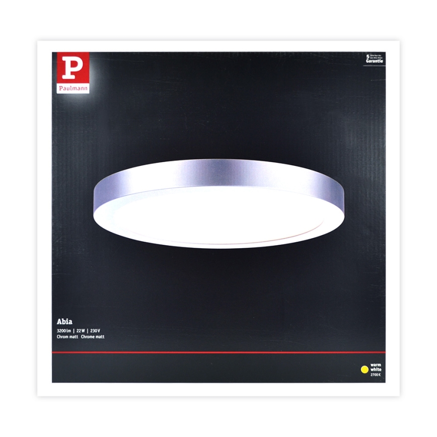 Paulmann 70983 - LED/22W Ceiling light ABIA 230V