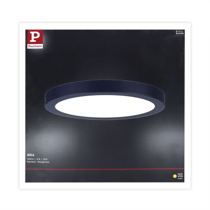 Paulmann 70986  - LED/22W Ceiling light ABIA 230V dark blue